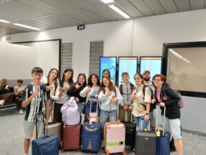 foto gruppo alunni in Erasmus